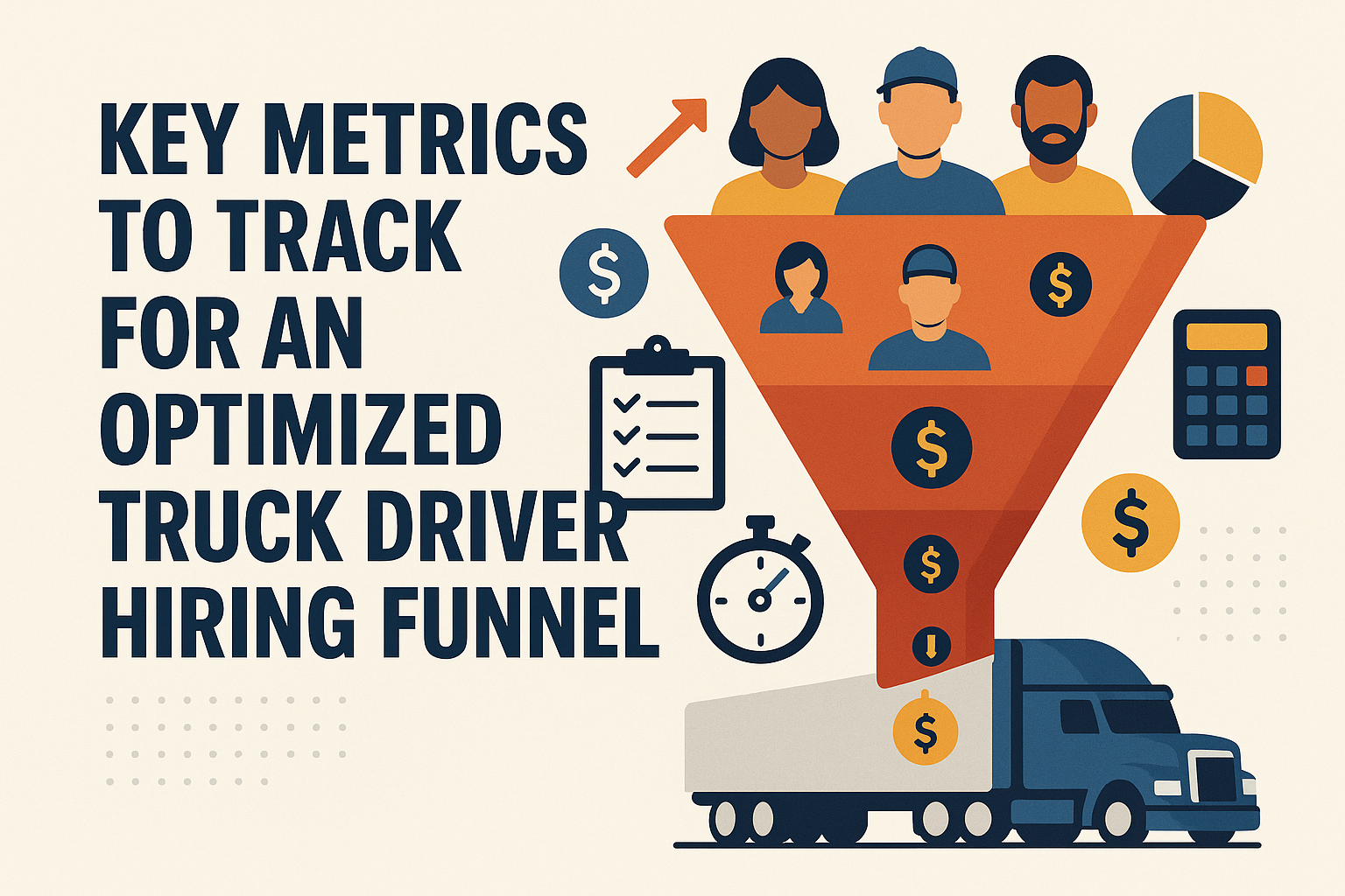 Key Metrics to Track for an Optimized Truck Driver Hiring Funnel